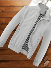 Men's Soft Shell Lapel Jacket Windproof & Waterproof