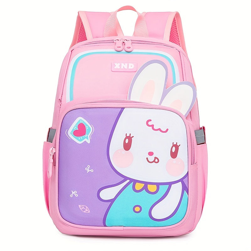 Cartoon Lions Rabbits School Bag Backpack Large Capacity Backpack For Boys Girls