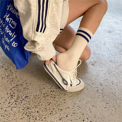Women's Letter Pattern Crew Socks