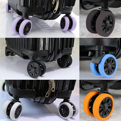 4pcs Luggage Box Wheel Protection Cover Noise Reduction Shock Absorption