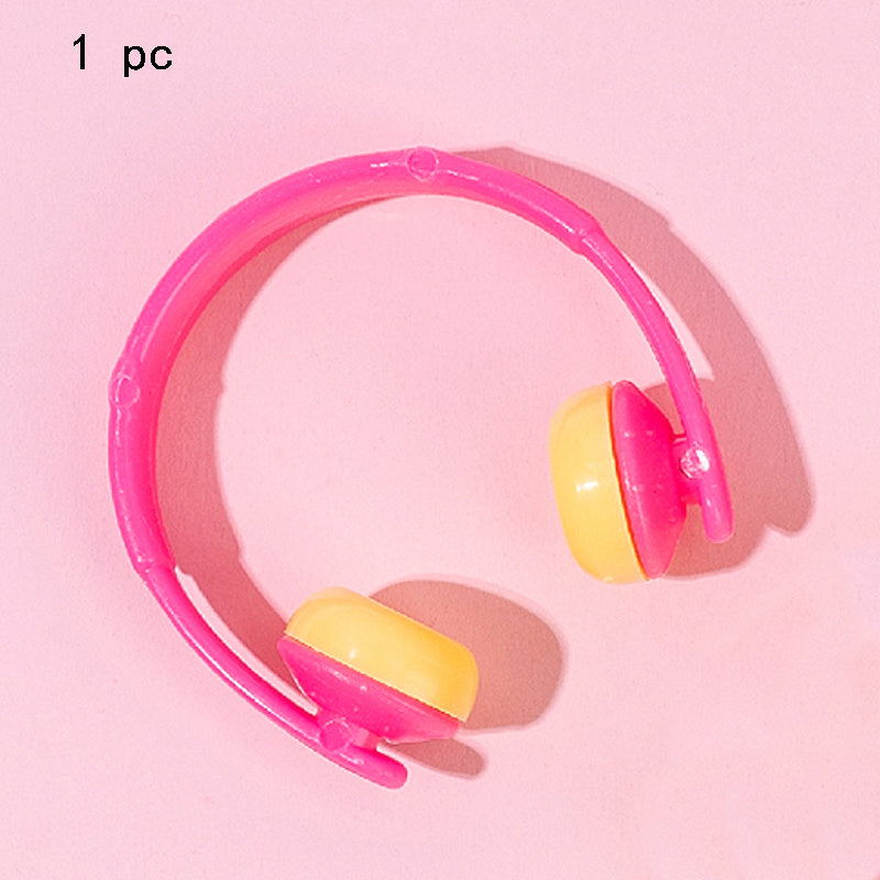 Doll Dress Up Headphones Doll Mini Headphone Accessories Play House Toy
