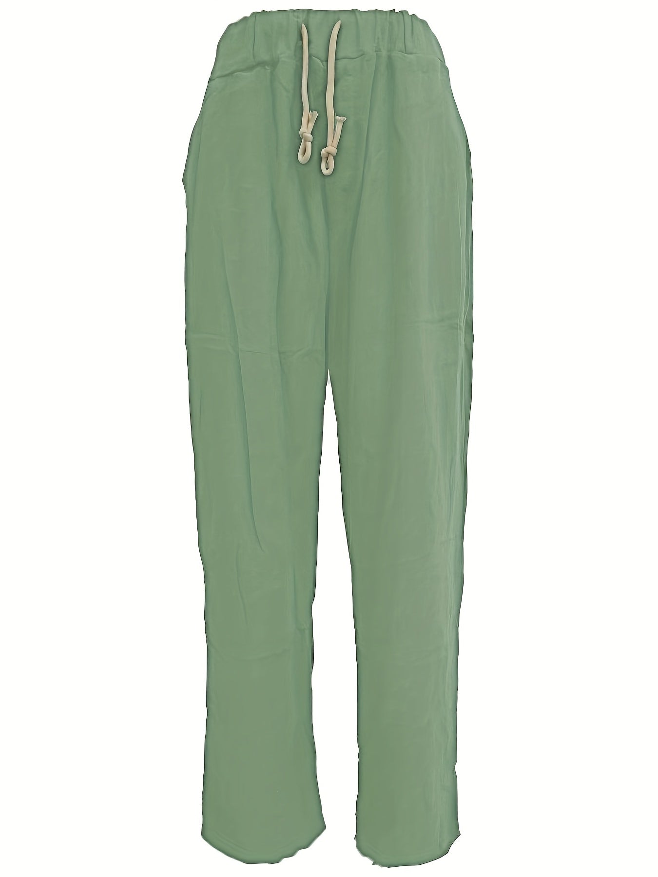 Men's Solid Drawstring Sweatpants With Pockets