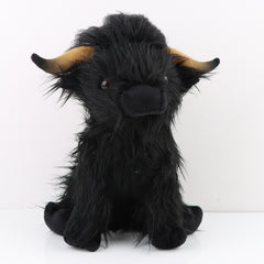 Highland Cow Plush Toy Soft Stuffed Animal Cow Plushie Baby Toys