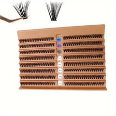 Natural Look Lash Clusters Wispy D Curl Eyelash Extension 16mm