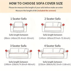 Vintage Pattern Sofa Cover Elastic Slipcover Universal Furniture Protector