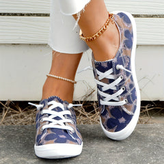 Floral Pattern Casual Shoes Lightweight Soft An