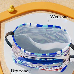 Waterproof Swimming Bag Beach Backpack Kids Dry Wet Storage Cartoon Astronaut