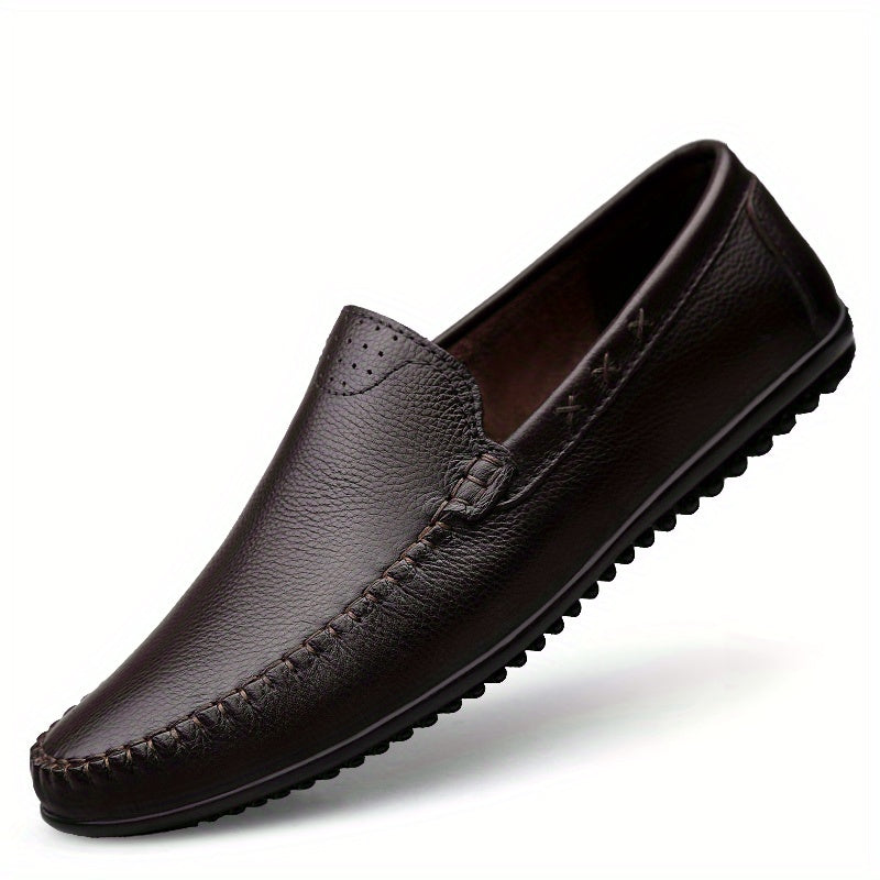 Men's Stitched Slip On Loafers Smart Casual Shoes