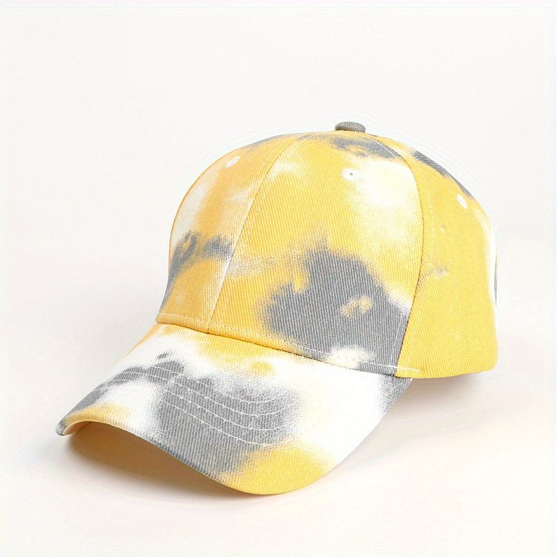 Candy Gradient Baseball Cap Tie Dye Women Street Wear Hip Hop Man Unisex Sports