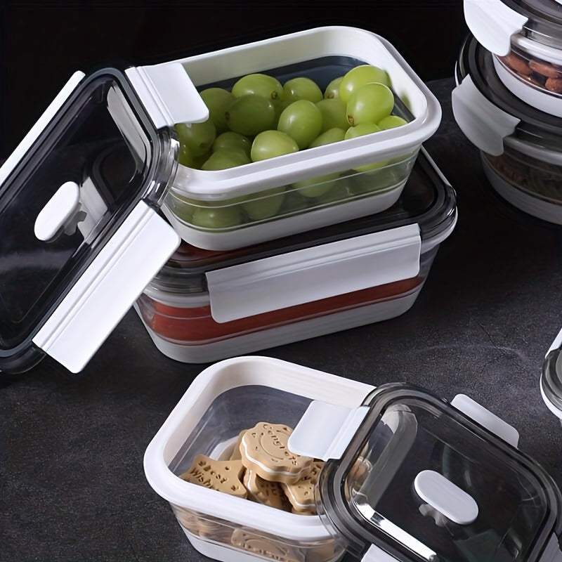 2 Collapsible Food Storage Containers w/ Lid & Air Vent Stackable