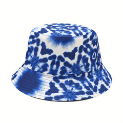 Print Double-sided Fisherman Hat Outdoor Sun Visor Hat Men Women