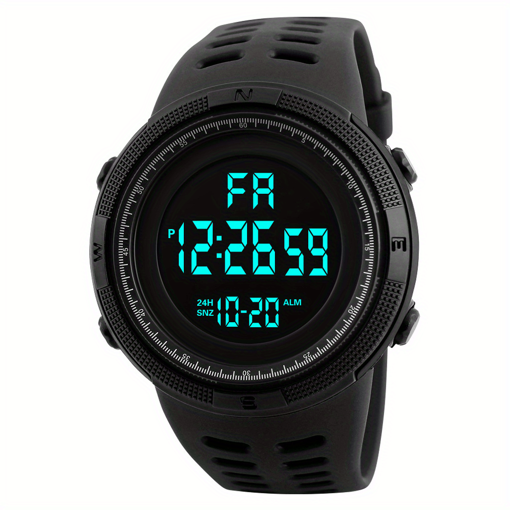 Outdoor Luminous Sports Electronic Watch Student Waterproof Watch