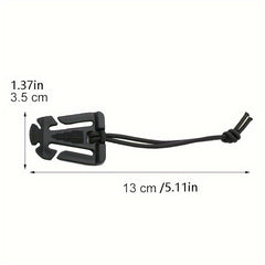 4pcs Webbing Backpack Buckle Quickdraws Carabiner