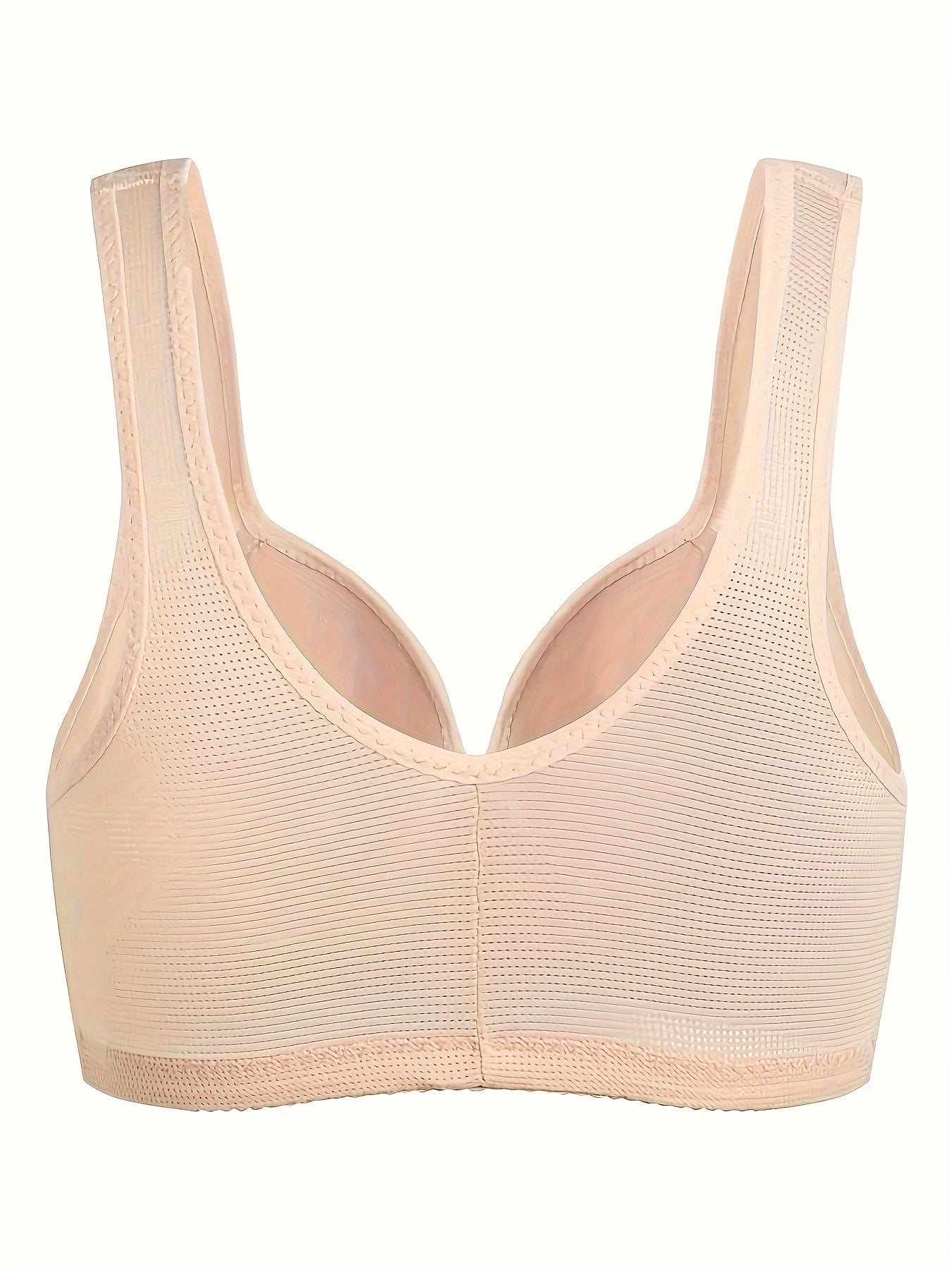 Front Buckle Wireless Bra Comfy & Breathable Full Coverage Bra
