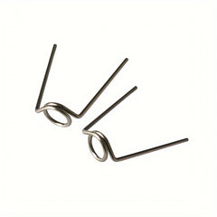12pcs Stainless Steel Fishing Barbed Slider Spring Kit