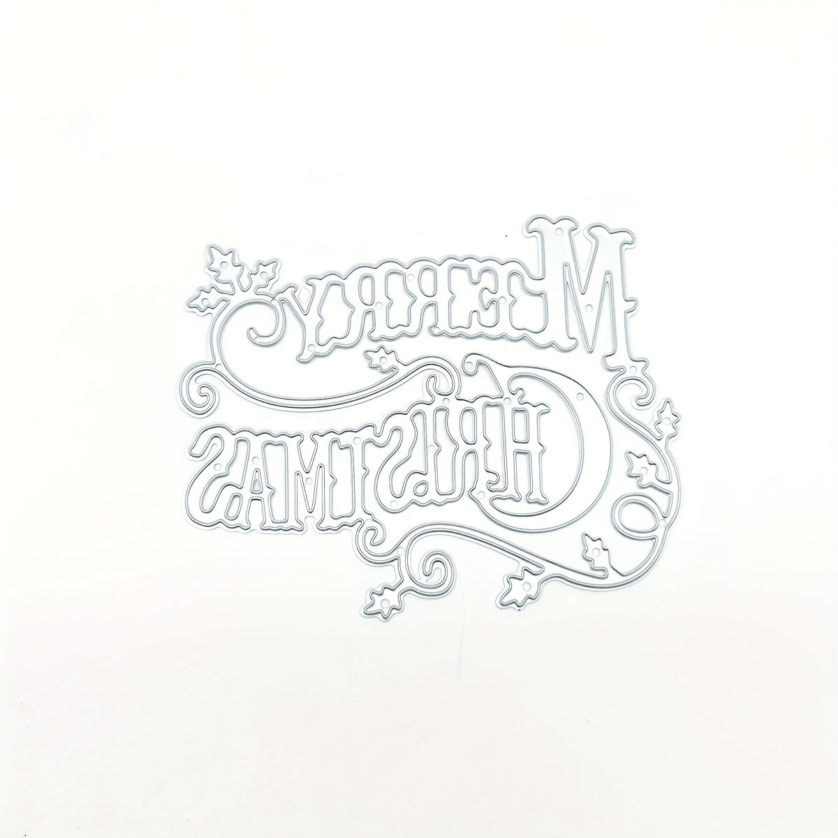 1pc Merry Christmas Die DIY Metal Scrapbook Die
