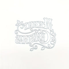 1pc Merry Christmas Die DIY Metal Scrapbook Die