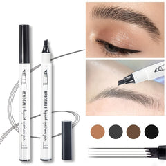 Waterproof Liquid Eyebrow Pencil Long Lasting Makeup 4 Colors