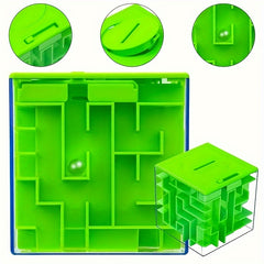 3D Maze Piggy Bank Coin Bank Money Saving Jar Gift
