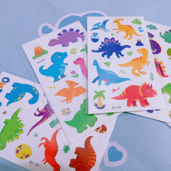 Waterproof Cartoon Dinosaur Temporary Tattoos