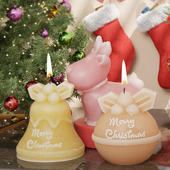 Christmas Resin Silicone Molds 3D Candle Making Mold Snow Decoration