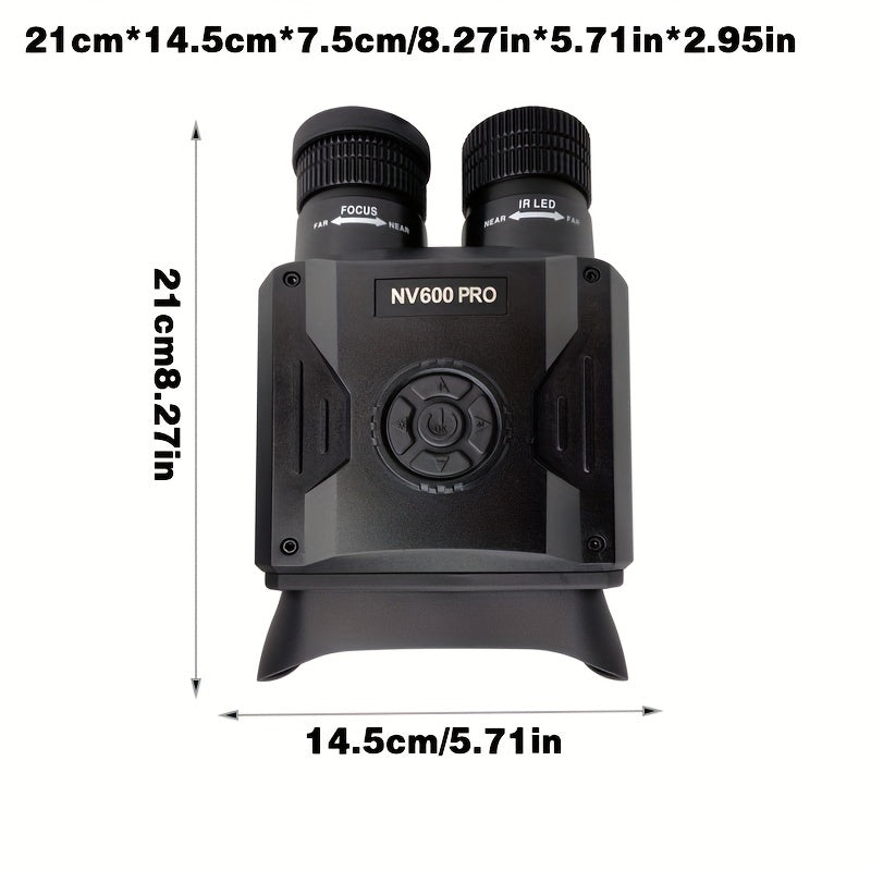 HD IR Night Vision Binoculars 8X Digital Zoom Low Light Night Vision
