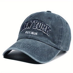 York Embroidery Baseball Cap Vintage Distressed Dad Hats Unisex Hip Hop Sun Hats