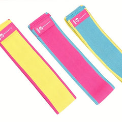 3pcs Elastic Resistance Band For Hip Leg Arm Thigh Circle Expander Bands