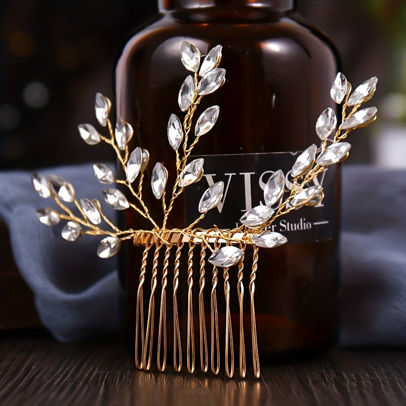 Crystal Hair Comb Bridal Hair Accessories Wedding Headdress