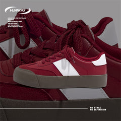 HUANQIU Women's Low Skate Shoes Lightweight & Comfy Non slip