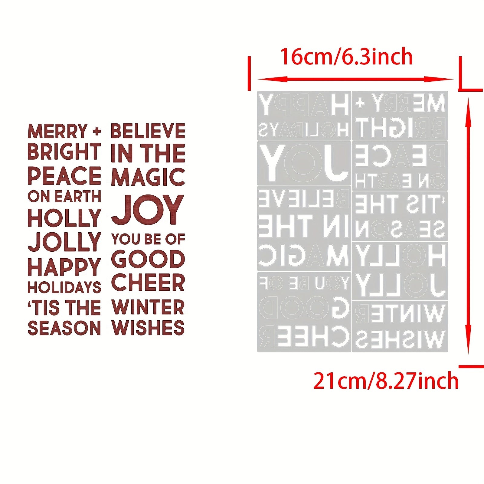 Christmas Wreath Metal Cutting Dies for Scrapbooking Card Album Craft