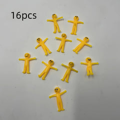Stretchy Cartoon Yellow Stress Toy Foldable Figure