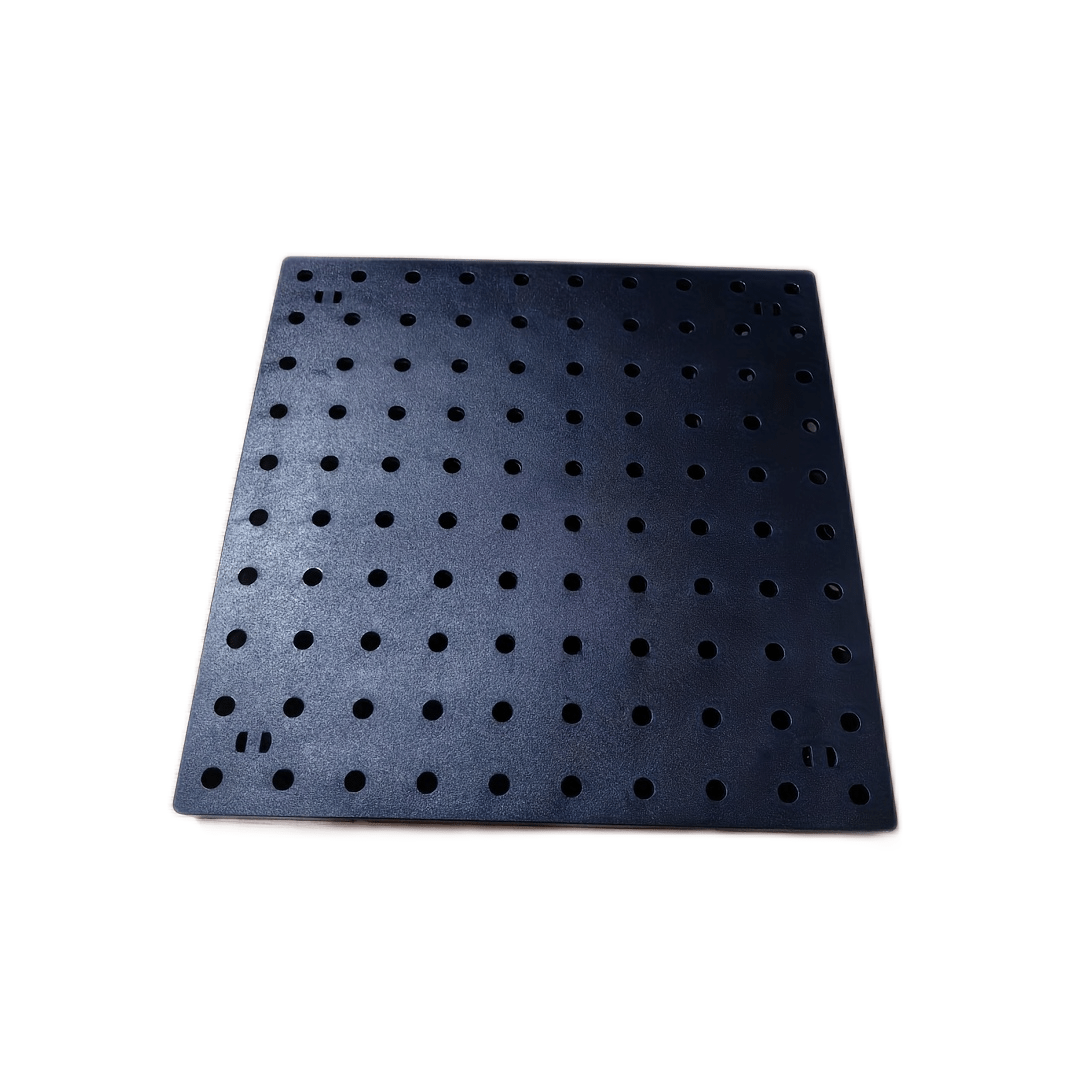 1pc Plastic Pegboard With 1 Inch Hole Spacing Storage Rack