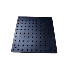 1pc Plastic Pegboard With 1 Inch Hole Spacing Storage Rack