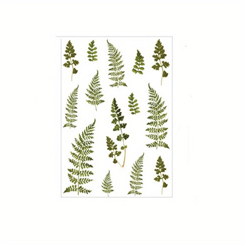 Flower Series PET Stickers for DIY Handbook Decoration Material - 6 Styles