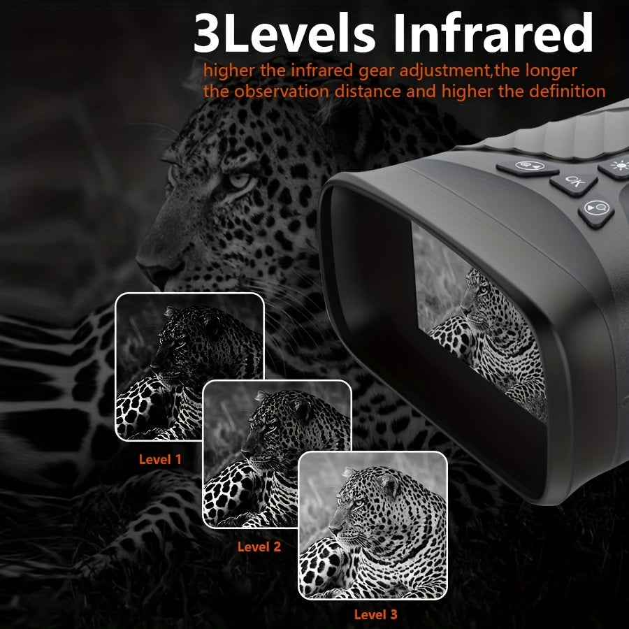 High Res 2.5K Binoculars 10X Optical 8X Digital Zoom