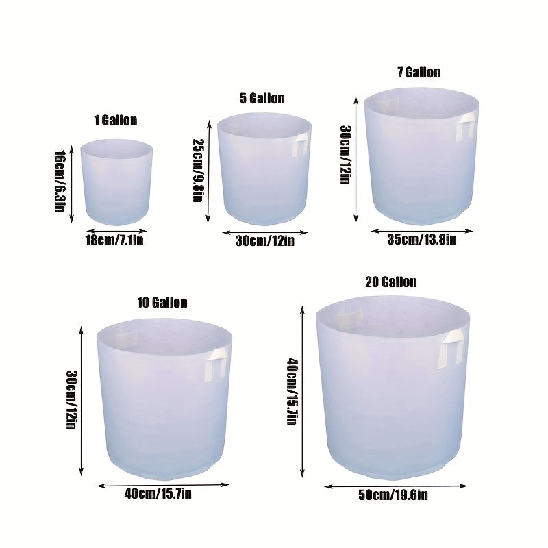 Thickened Non-woven Fabric Grow Bags with Handles for Vegetable Sapling Growing
