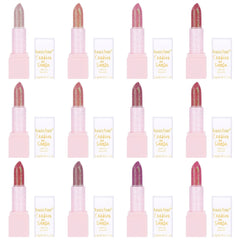 12-Piece Glitter Lipstick Set Hydrating Lip Gloss