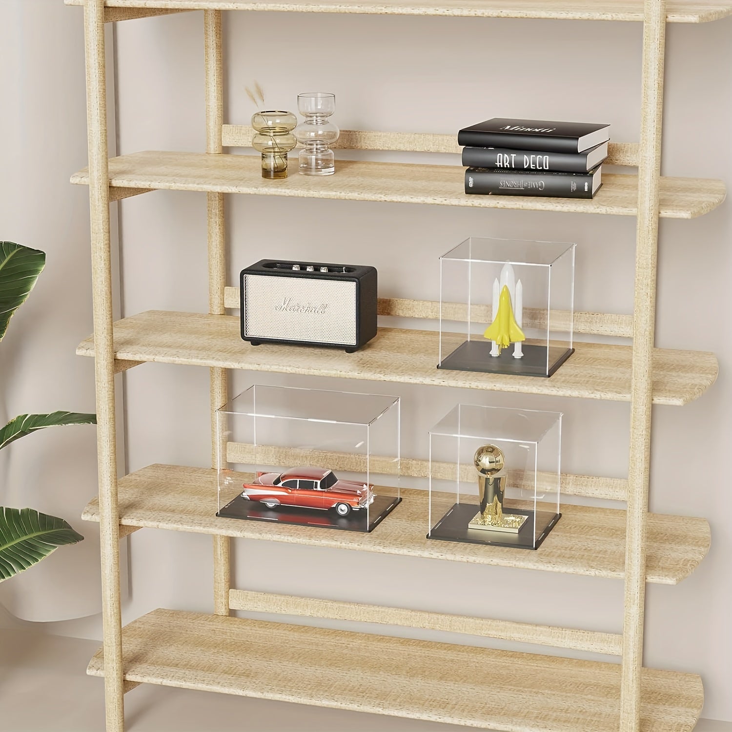 Transparent Acrylic Display Box with Base