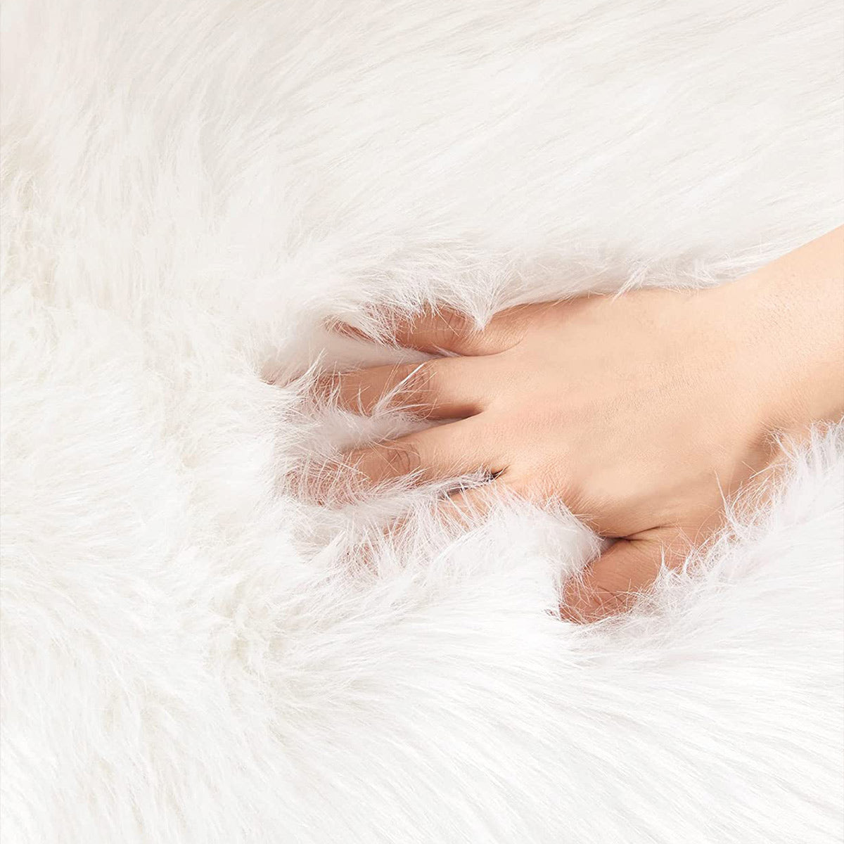 Soft Faux Fur Chair Cover for Living Room and Bedroom Decor
