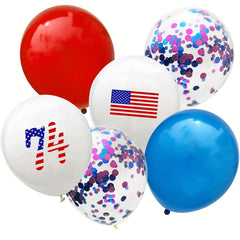 10-20pcs American Flag Balloon Party Decoration Supplies