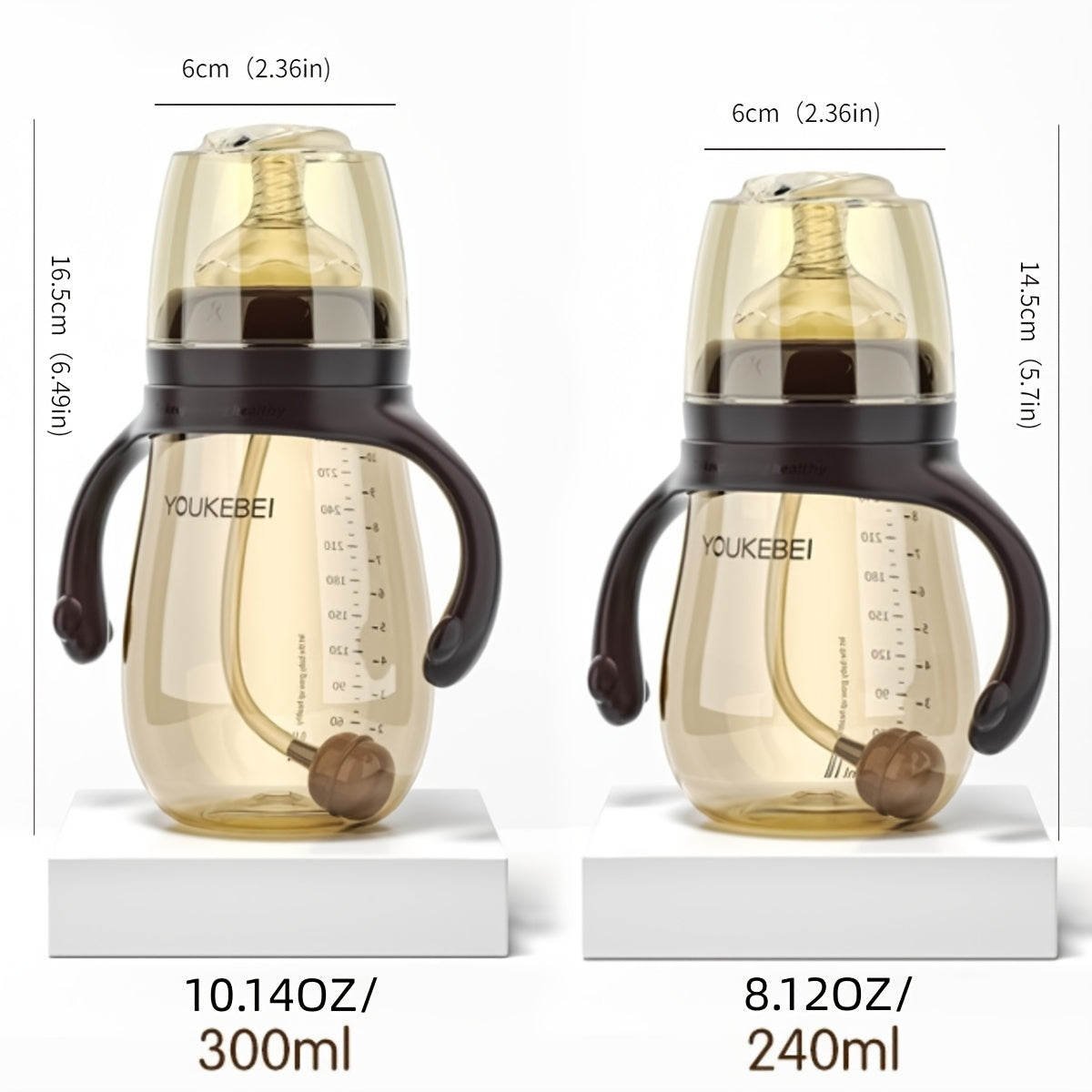 Family Baby Bottle Nipple Newborn Wide Feeding Bottle With Handle