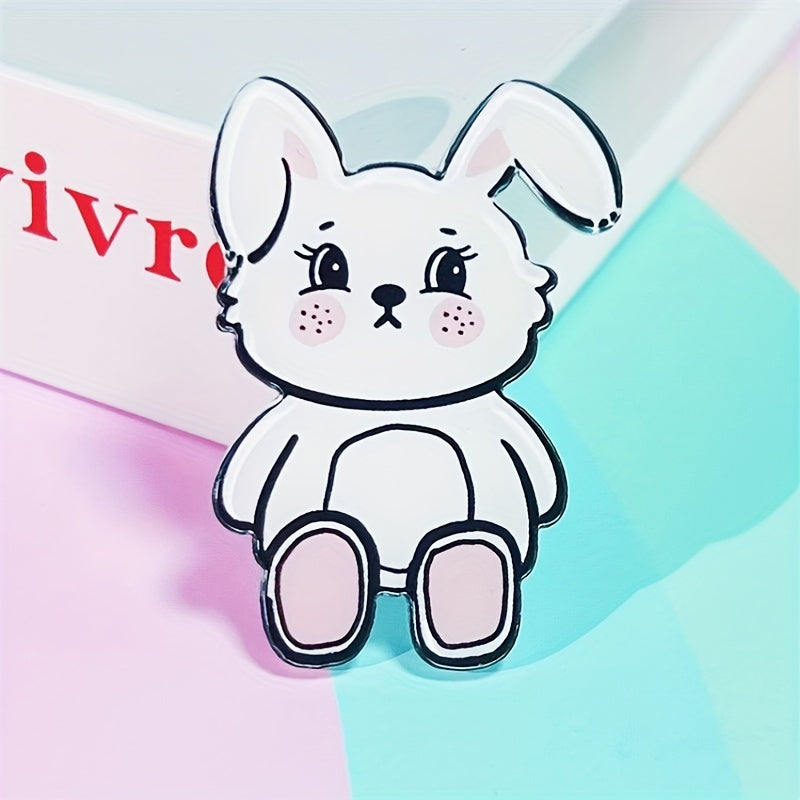 15pcs Kpop Acrylic Pins Stickers Bunny Puppy Back to School Gift For Girls