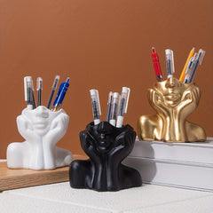 Shy Body Shape Art Pen Holder Light Style Decoration
