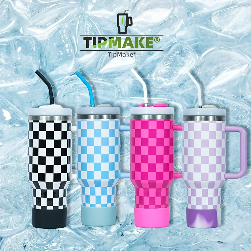 40 oz Second Generation Nine Checkerboard Series Stainless Steel Water Bottle
