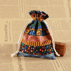 Ethnic Windbreaker Pocket Drawstring Fragrance Bag Empty Bag Jewelry