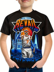 York & Basketball Element Kids Tees Boys And Girls Casual Halloween Top