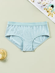 3 Pack Plus Size Breathable Mid Waisted Briefs Set