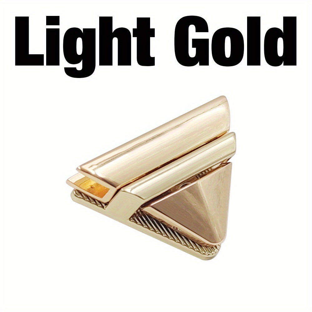 Triangle Press Lock Leather Craft Bag Hardware