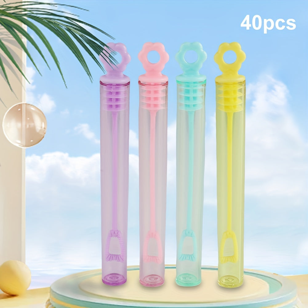 40pcs Colorful Bubble Stick Sets for Wedding Guests